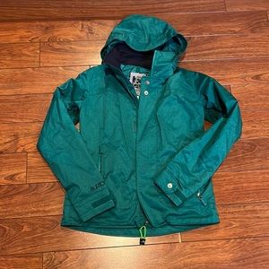 Burton women’s insulated snowboarding jacket size Large